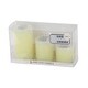 preview thumbnail 5 of 29, Resin Traditional Flameless Candle (Set of 3) - S/3 6"4"3"H