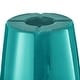 preview thumbnail 38 of 47, Glitzhome 30"H Set of 2 Oversized Gradient Cobalt Blue/Turquoise/Red Tall Plastic Planter