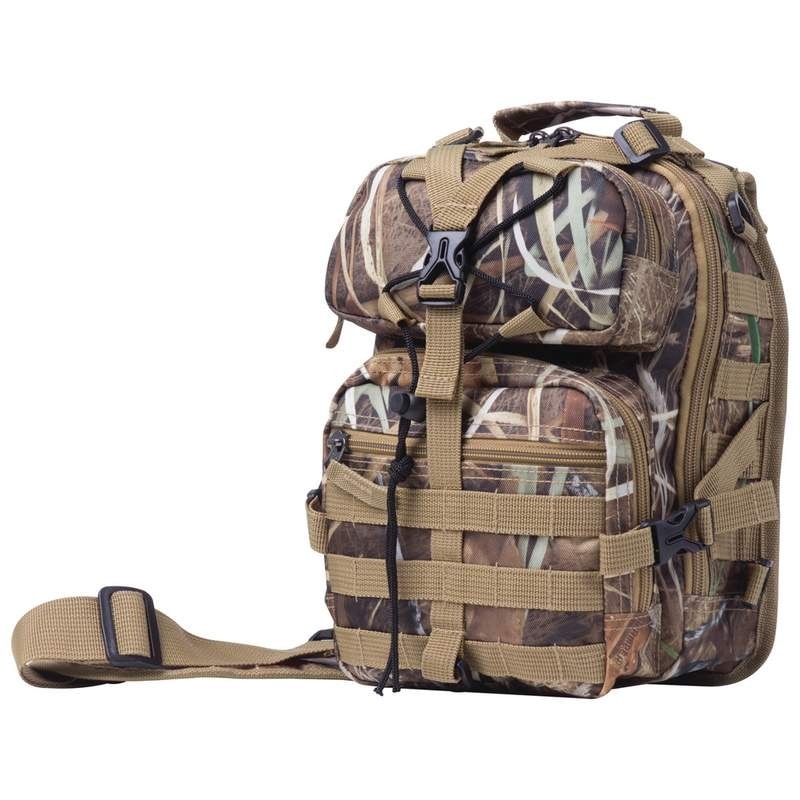 camo sling backpack