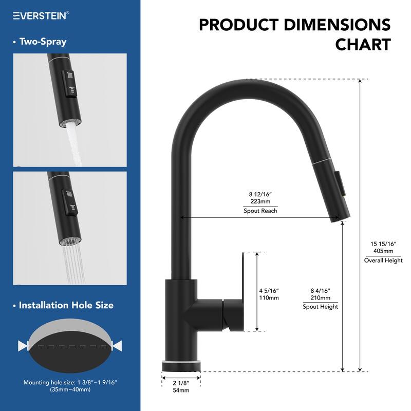 Kitchen Faucets with Pull Down Sprayer LED Single Handle High Arc Pull Out Kitchen Faucet Kitchen Sink Faucet