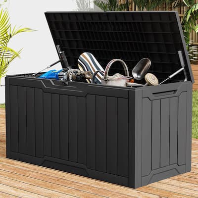 100 Gallon Outdoor Storage Waterproof Deck Box - N/A