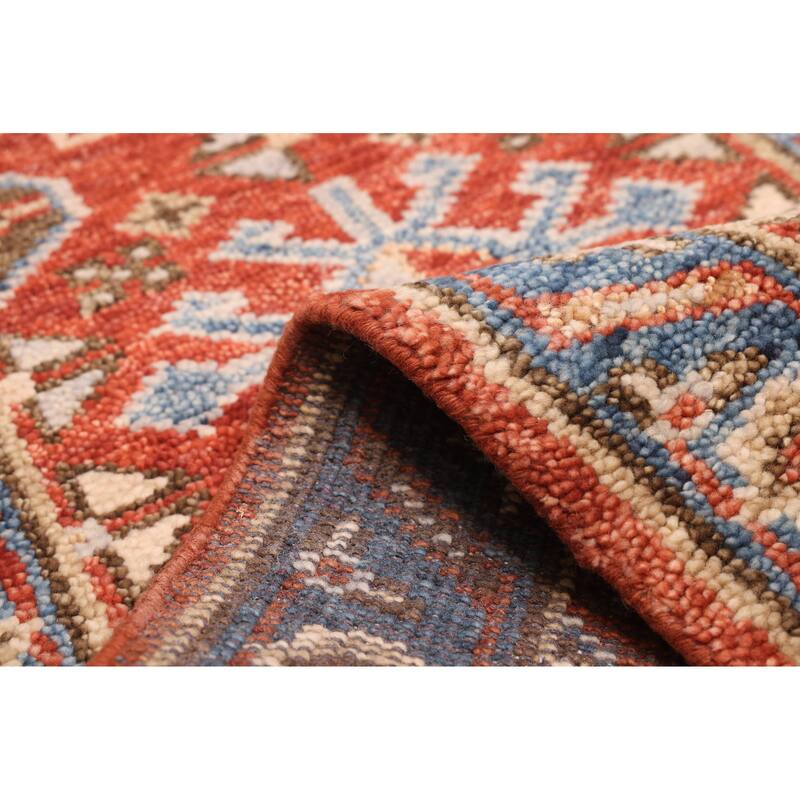 ECARPETGALLERY Hand-knotted Jules Serapi Dark Copper Wool Rug - 2'7 x 9'10