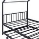 preview thumbnail 18 of 81, Metal house bed with trundle