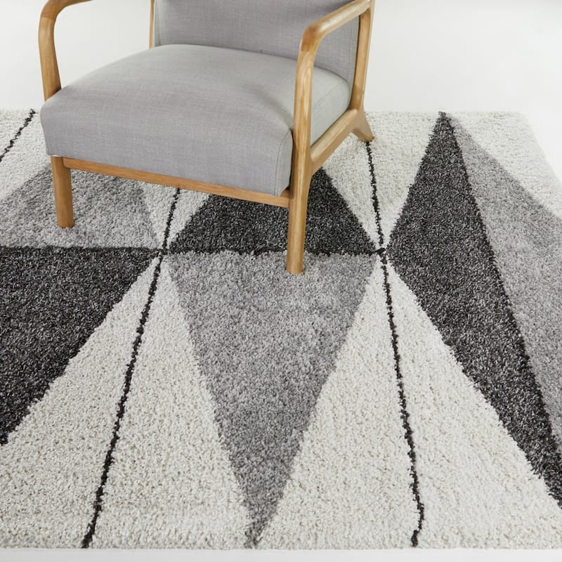 Balta Levine Modern Geometric Shag Area Rug