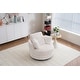 preview thumbnail 52 of 55, Oversized 360 Degreed Swivel Accent Chair Modern Soft Plush Corduroy Round Barrel Chair for Living Room Bedroom with Pillows