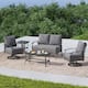 Option Gray Loveseat Set