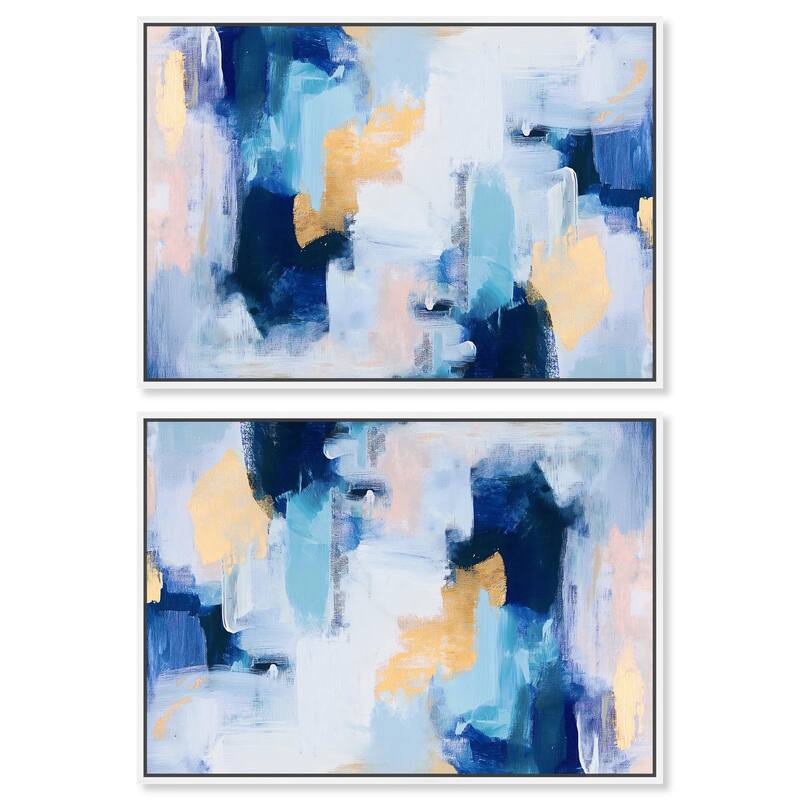 Dissolving Brilliance II Canvas by Art Remedy - 16" x 20" - Black