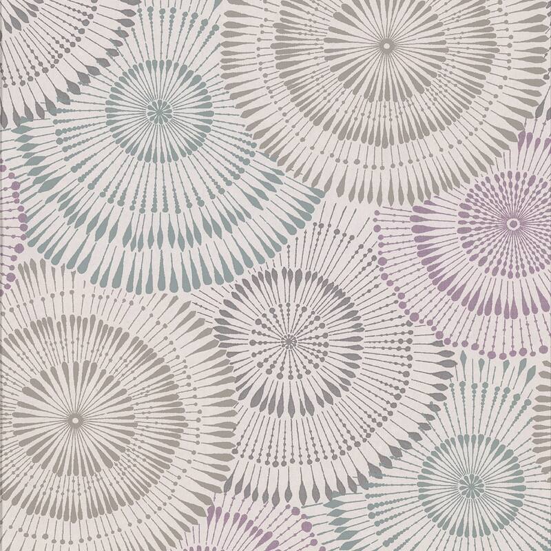 Brewster Howe Multicolor Medallions Wallpaper - 21in x 396in x 0.025in