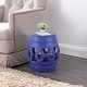 preview thumbnail 47 of 78, Lucky Coins 16" Chinese Ceramic Drum Garden Stool