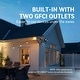 preview thumbnail 15 of 24, 30W Dual-Head LED Security Light with GFCI Outlets, Motion Sensor & Dusk to Dawn Floodlight