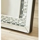 preview thumbnail 4 of 4, Sparkle 63 in. Contemporary Standing Full length Mirror in Clear