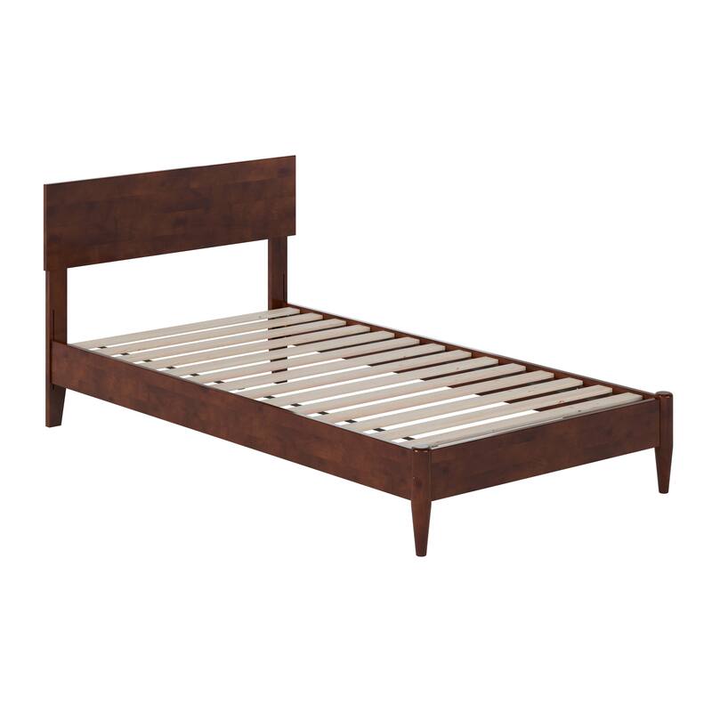 Aria Solid Wood Modern Low Profile Platform Bed