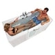 preview thumbnail 35 of 42, Ella Big4Two 36"x80" Hydro&Air&Foot Massage Acrylic Two Seat Walk-In-Bathtub, Outward swing Door, No Faucet, 2" Dual Drain