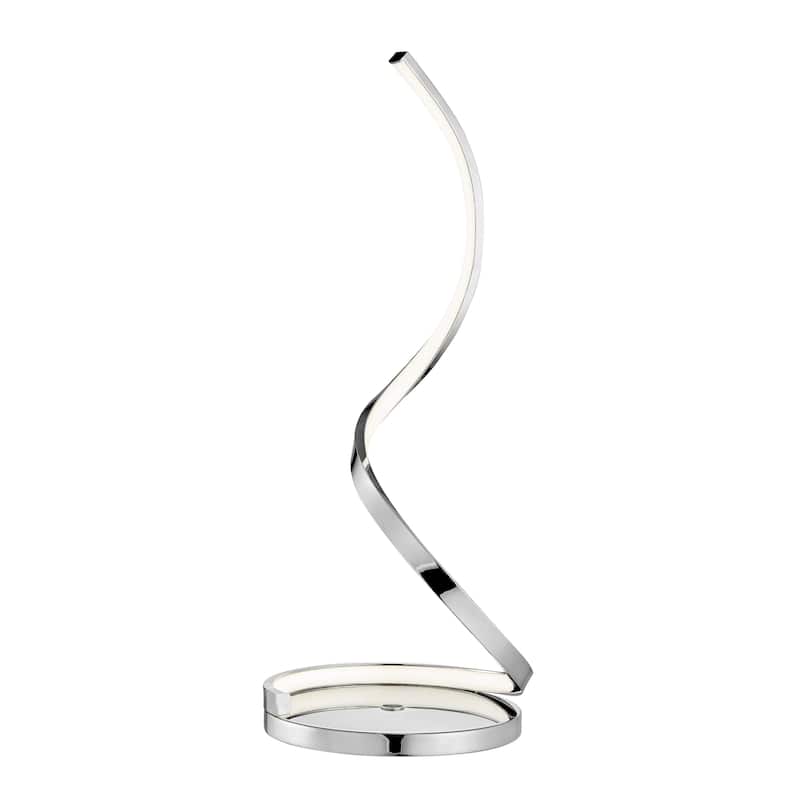 Modern Spiral Dimmable Integrated LED Table Lamp - N/A