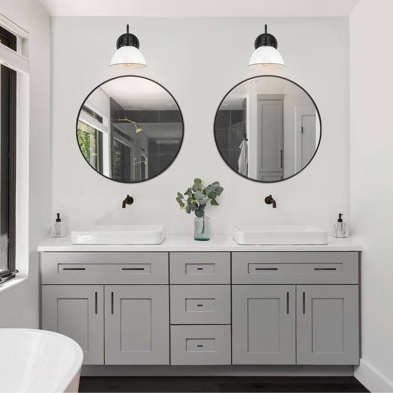 Savannah Matte Black Dimmable Wall Light