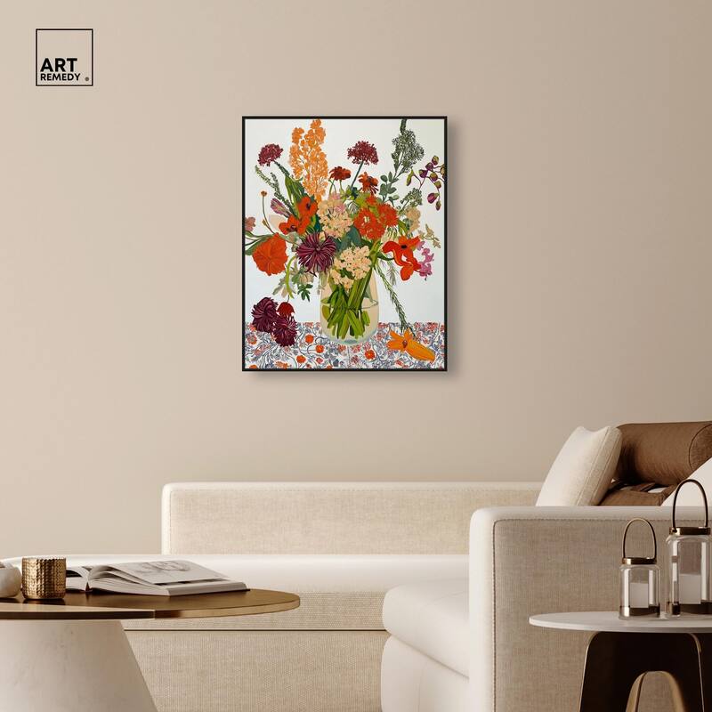 Abundant Blossom Canvas by Art Remedy