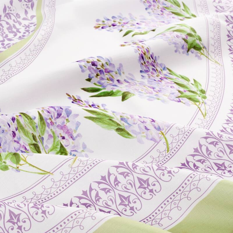 Lilac Garden Floral Dinner Napkins, Set of 4 - 17"x17"