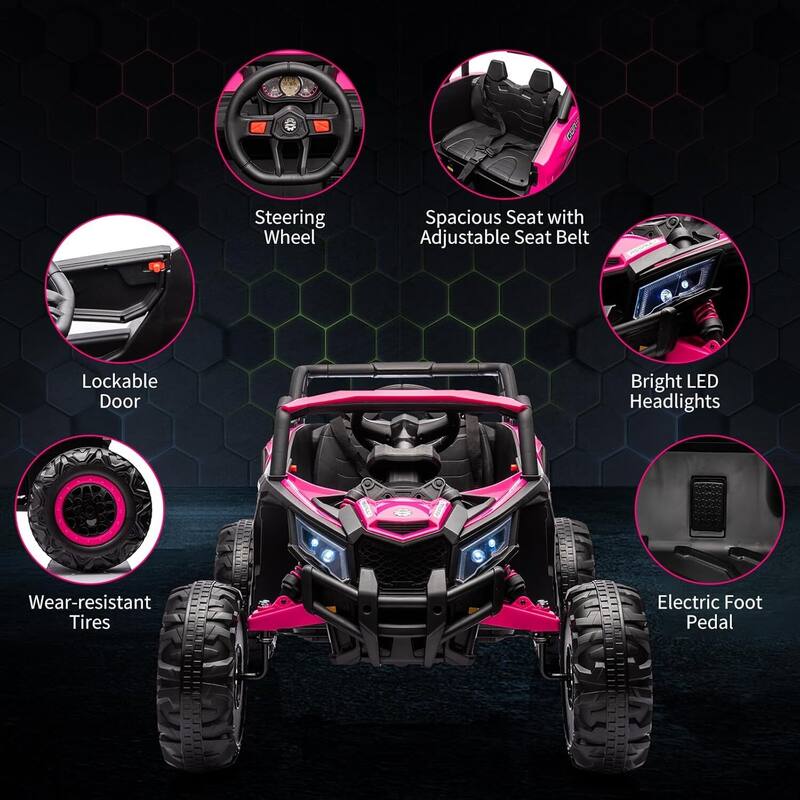 24V 2 Seater Ride on UTV Car for Big Kids