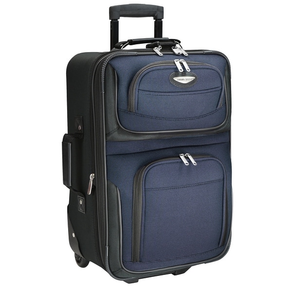 Travel Select Amsterdam 21-inch Lightweight Carry On Upright Suitcase ...