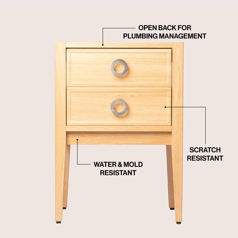 Corbin Classic 1-Drawer Bath Vanity Base Only (Sink Basin Not Included)