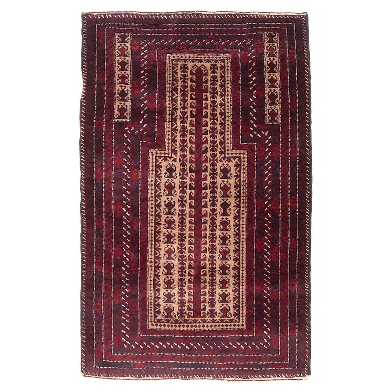 Teimani Tan Rug 2'8" x 4'4" - 2'8 x 4'4 - Tan - 2'8 x 4'4