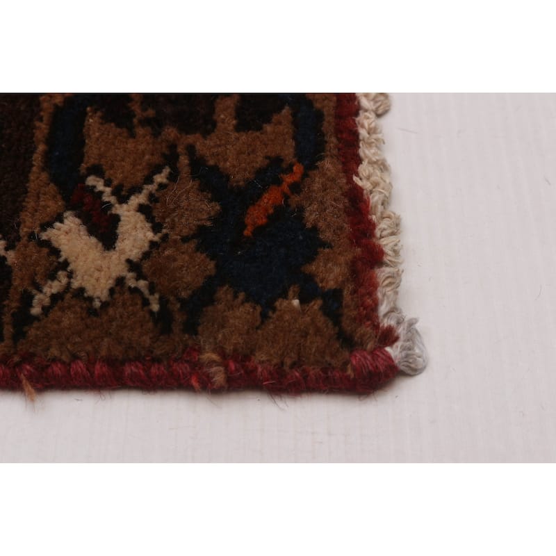 ECARPETGALLERY Hand-knotted Anadol Red Wool Rug - 3'7 x 9'11