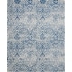 preview thumbnail 21 of 53, Nourison Damask Distressed Contemporary Area Rug 8' x  10' - Blue - Runner/Rectangle