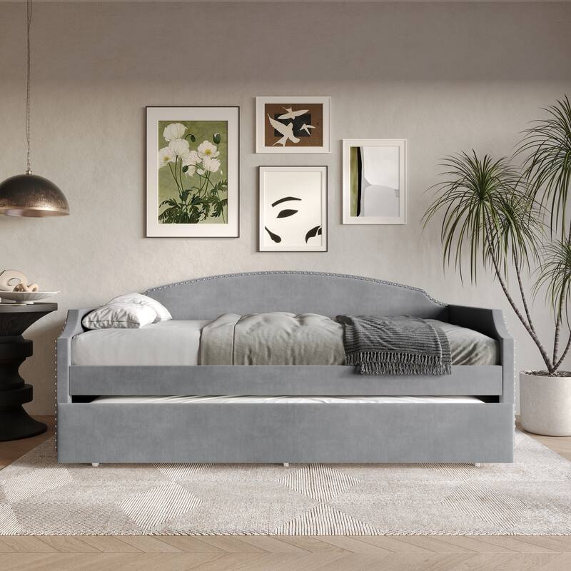 Clayfell Kilgore Upholstered Twin Daybed - Black - Twin