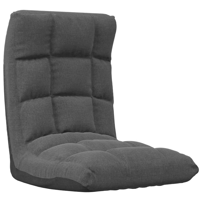 vidaXL Floor Chair Lounge Chair Chaise Lounge Folding Floor Lounger Fabric