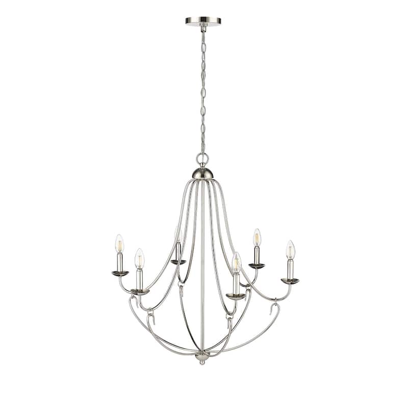 Millennium Lighting 12106 Eisley 6 Light 29" Wide Chandelier