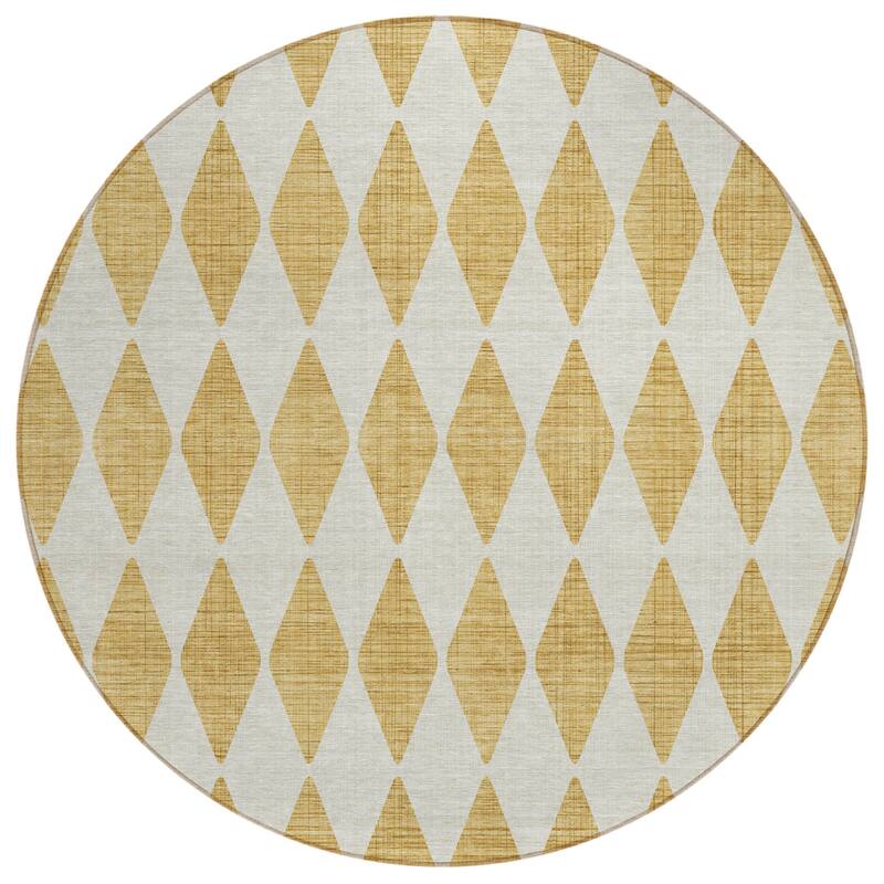 HomeRoots Geometric Transitional Rectangle Outdoor Rug