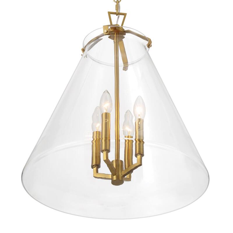 Crystorama Lighting Group VSS-7018 Voss 4 Light 18" Wide Taper Candle