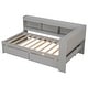 preview thumbnail 14 of 13, Twin Bed Platform Bed with L-shaped Bookcases, Drawers