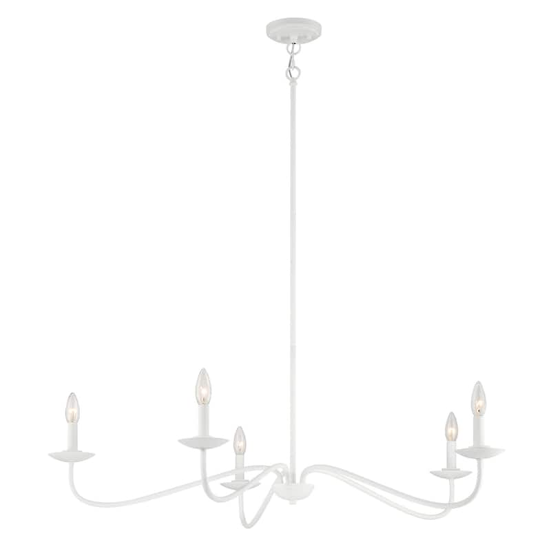 Meridian M10085 5 Light 7" Tall Taper Candle Style Chandelier