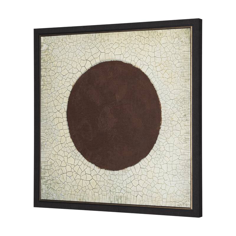 Red Sun Framed Canvas Art Print
