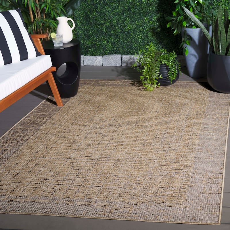 SAFAVIEH Sisal Jovanka Performance Indoor/Outdoor Rug - 5'3" x 7'6" - Natural/Beige
