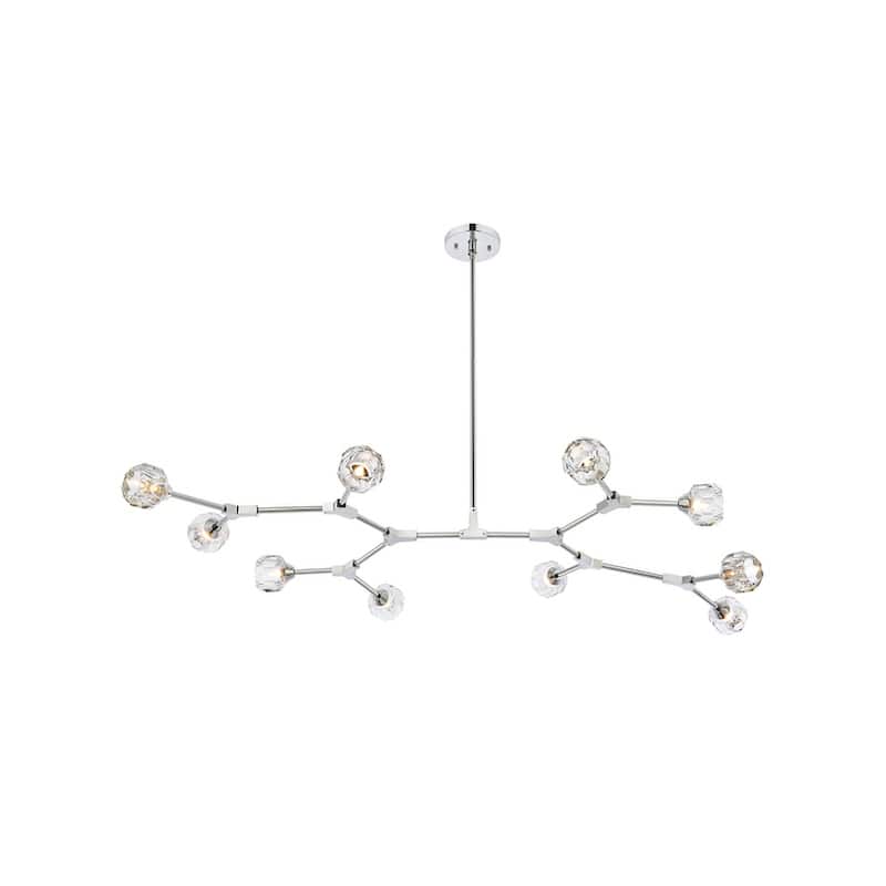 Indigo Home 10 Light Pendant - Chrome