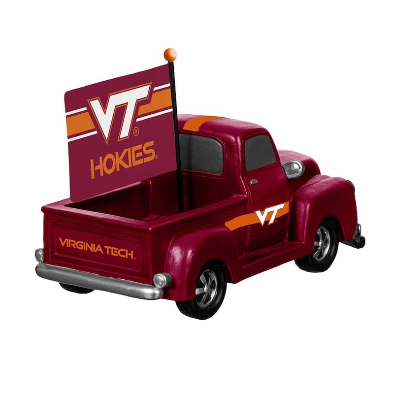 NCAA Rally Truck Garden Statue with Team Flag