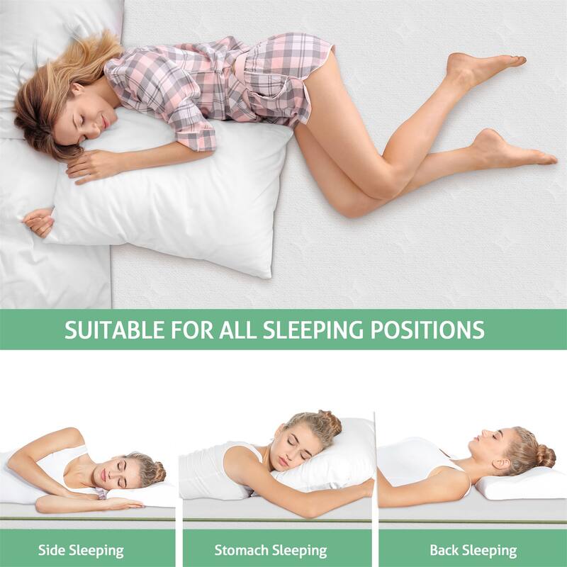 SweDrea 12 in. Plush Gel Memory Foam Innerspring Hybrid Mattress with CertiPUR-US, SGS and OEKO-TEX