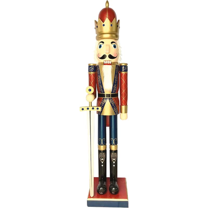 60 Inch Coronation King Nutcracker - Red