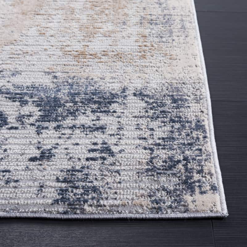 SAFAVIEH Vogue Johanna Modern & Contemporary Rug - 6'7" Square - Beige/Blue
