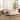Cherise Modern Cream Boucle Fabric Floating Bed with Built-In Shelves