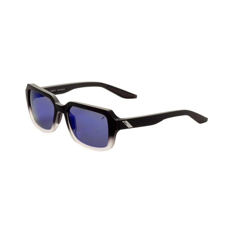 100 Percent Unisex Rideley 47mm Soft Tact Black / White Fade Sunglasses 60030-00003