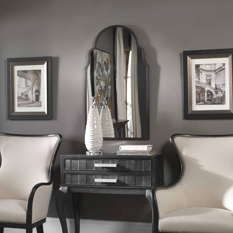 Uttermost Brayden 41" X 21" Arched Hand-Forged Metal Framed Vanity