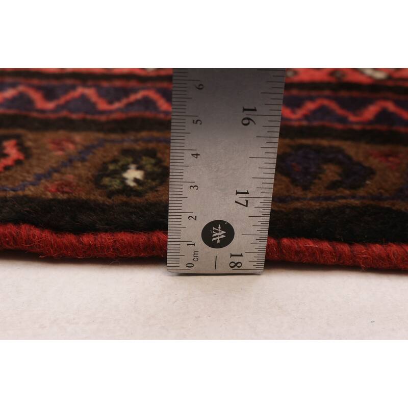 ECARPETGALLERY Hand-knotted Andelz Red Wool Rug - 3'3 x 4'7