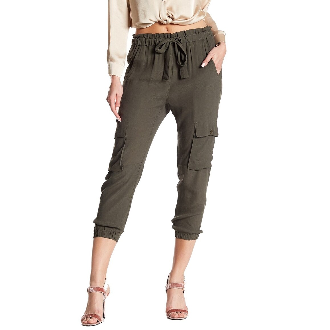 womens cargo crops