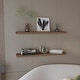 preview thumbnail 19 of 20, Ecco 47" Wide Floating Shelves Set of 2