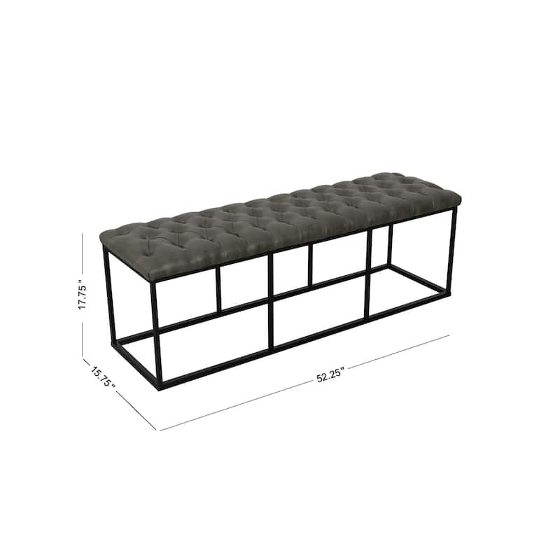 Carbon Loft DeAngelo Faux Leather Decorative Bench