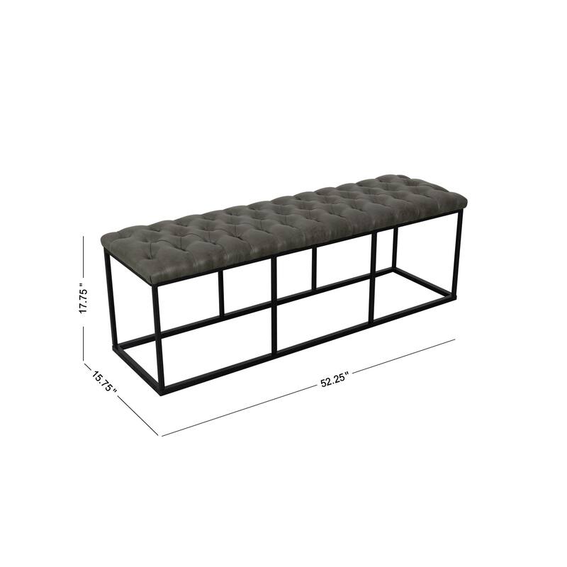 Carbon Loft DeAngelo Faux Leather Decorative Bench