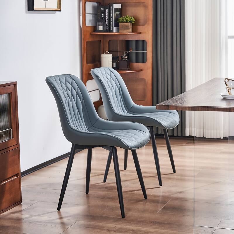 Modern Dining Chairs Set of 2 Upholstered Dining Room Chairs